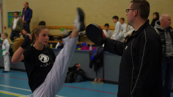 Wako NL Toernooi.sophie Opwarmen1